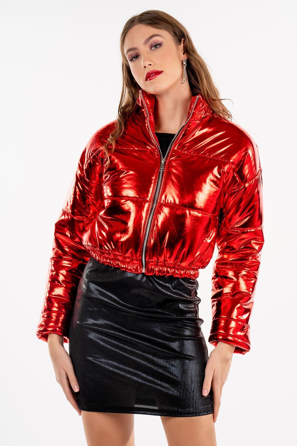 Bomber μπουφάν foil